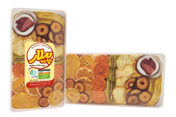 میوه خشک مخلوط 1 کیلوگرمی, Mixed Fruit Chips 1Kg